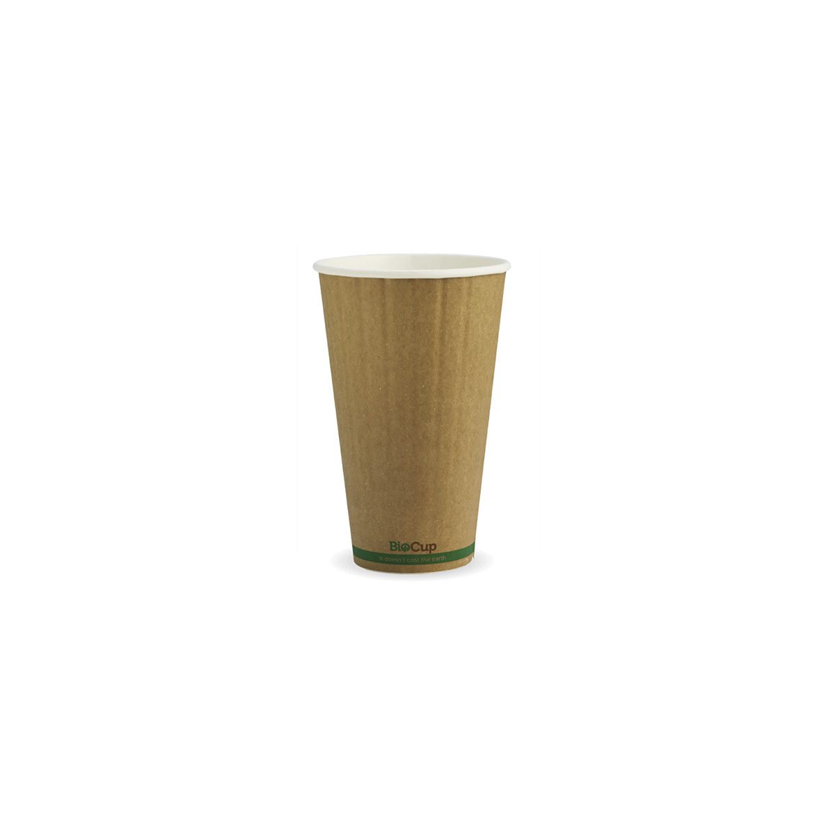 Double Wall T/A Coffee Cup 460ml / 16oz (90mm) – BioCup Kraft ...
