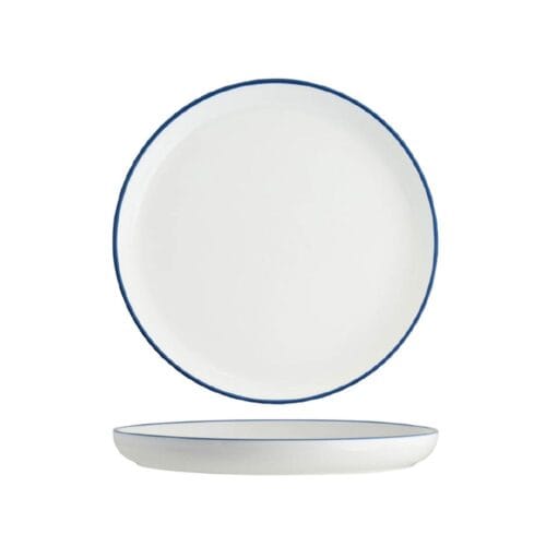 Round Plate Walled Lip 270mmx26mm w/ Royal Blue Rim Core