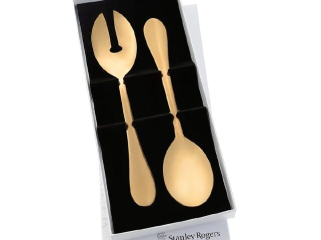 Stanley Rogers Salad Server 2 Piece Set Albany - Champagne Gold