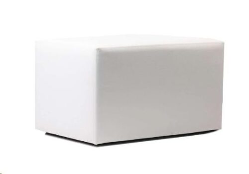 Ottoman Rectangle Seat 450mm Vinyl Durafurn