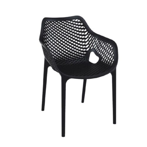 Siesta 'Air XL' Arm Chair 440mm - Black