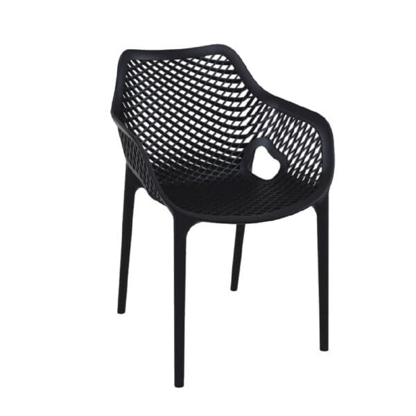 Siesta 'Air XL' Arm Chair 440mm - Black
