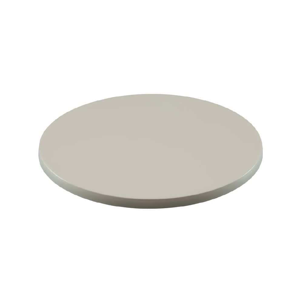 Table Top Round 600mm Werzalit - White