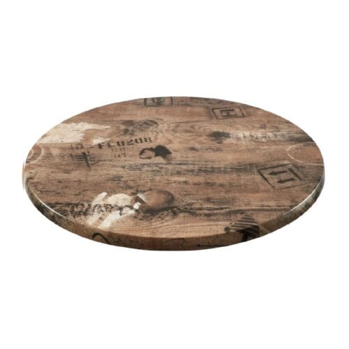 Round Table Top Round 600mm Werzalit - Ex Works