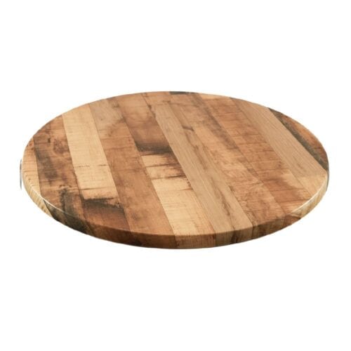Werzalit Table Top Round 700mm Duratop - Rustic Kansas