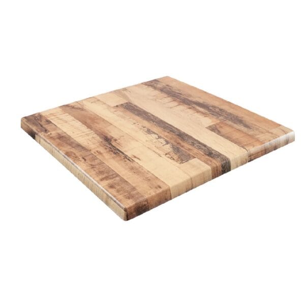 FL12811774208 Table Top Square 700mm Werzalit - Rustic Kansas