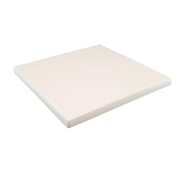 Table Top Square 700mm Werzalit - White