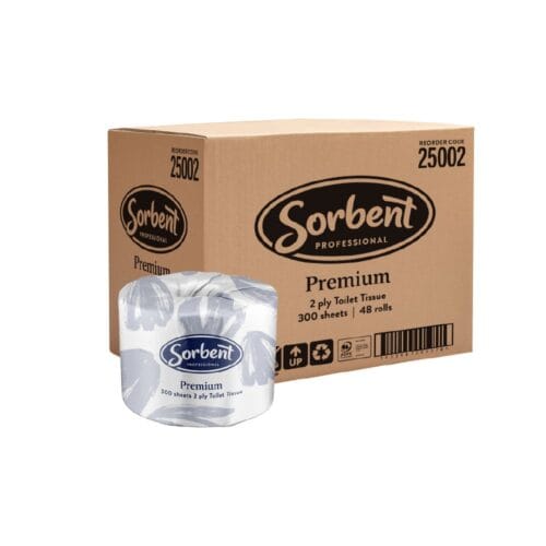 Premium Toilet Paper 2 Ply 300 Sheets