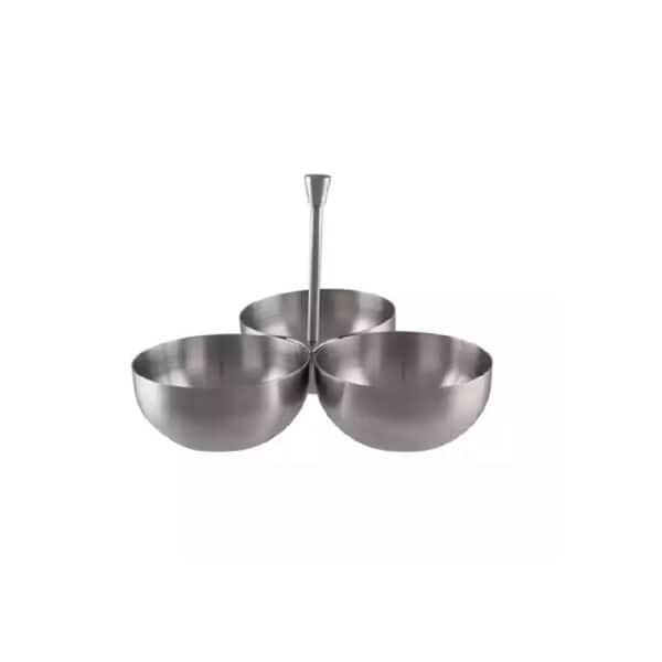 Condiment Caddy 3 Compartment 180ml S/S