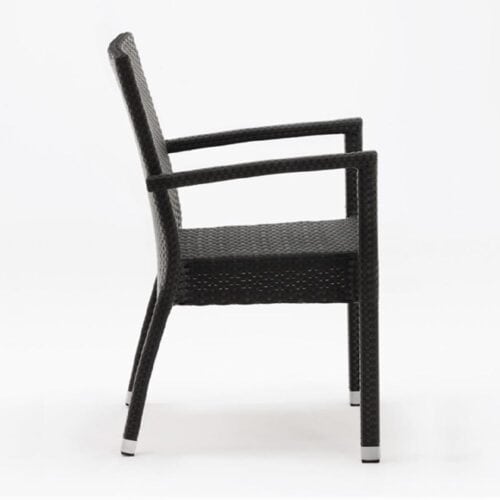 Arm Chair 450mm (Set of 4) Wicker