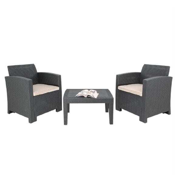 URDR309 Armchair & Table Set Wicker