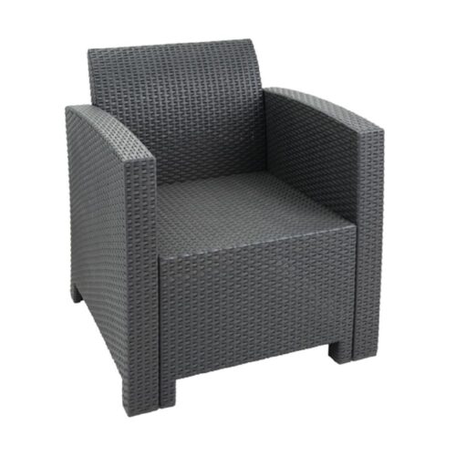 Armchair & Table Set Wicker