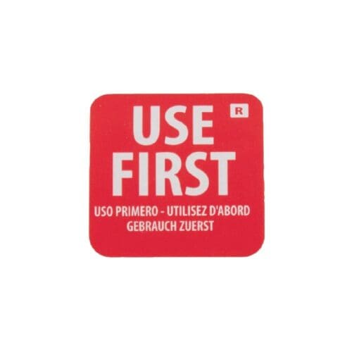 Removable Use First Food Prep Label 1''