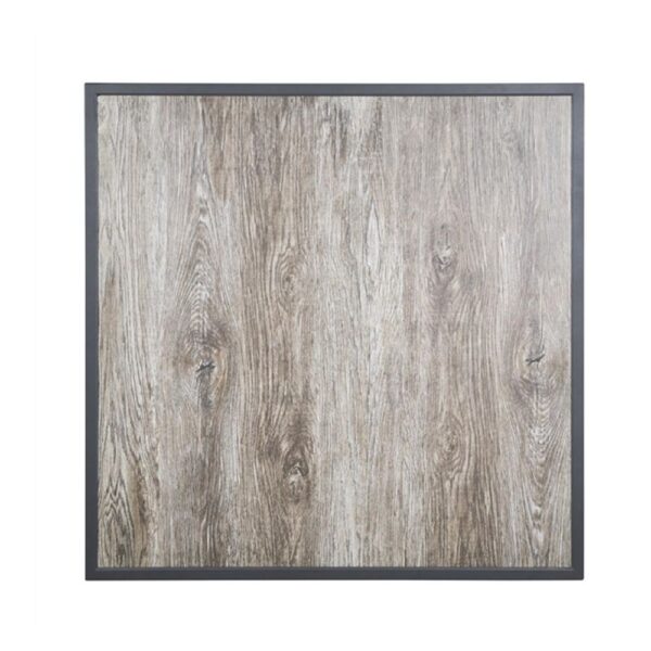 Square Table Top 700x700mm Tempered Glass Bolero