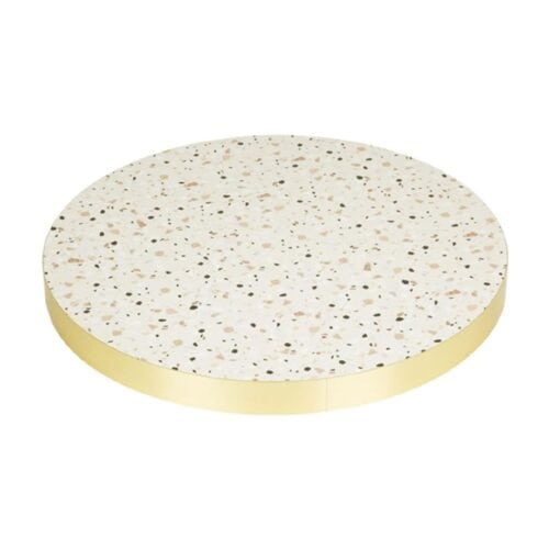 Round Table Top 600mm Terrazzo Style (Indoor Use Only)
