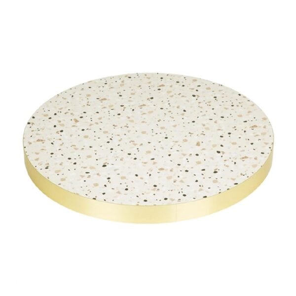 Round Table Top 600mm Terrazzo Style (Indoor Use Only)