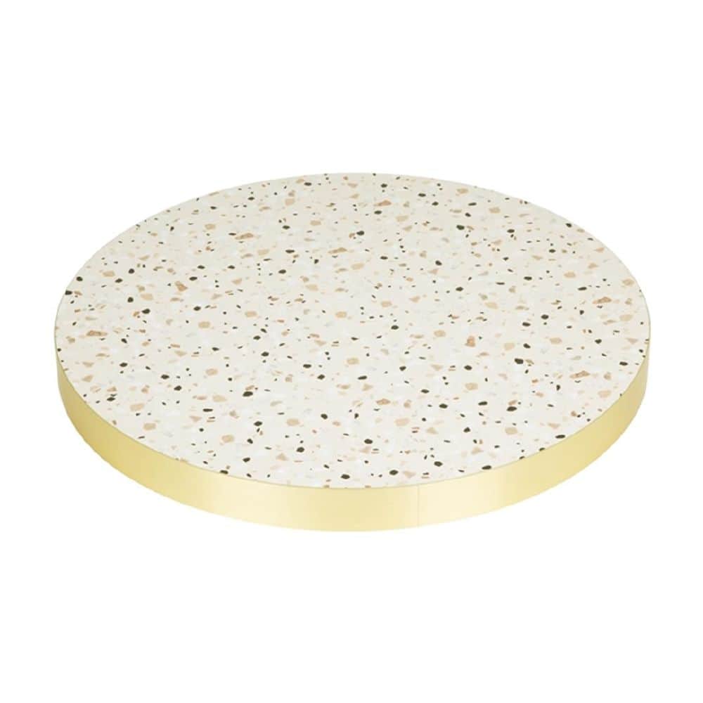 Round Table Top 600mm Terrazzo Style (Indoor Use Only)