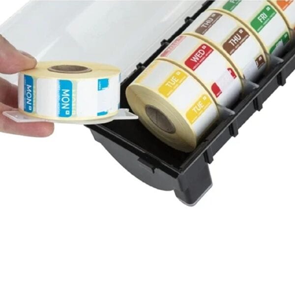 Removable Labels Day Of The Week Starter Kit w/ Dispenser 1''/ 25mm