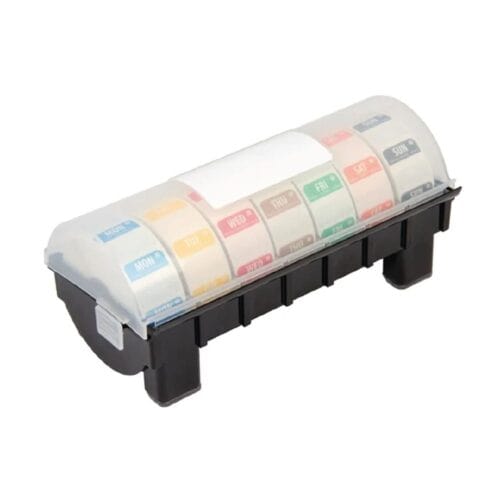 Dissolvable Labels Day Of The Week Starter Kit w/ Dispenser 1''/ 25mm