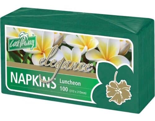 Elegance Luncheon Napkin Dark Green (Ctn1000)