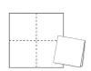 Elegance Luncheon Napkin Red (PK 100)