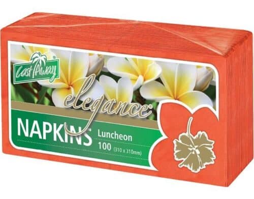 Elegance Luncheon Napkin Red (PK 100)