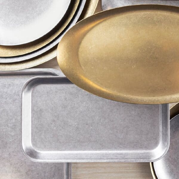 Rectangular Tray 110mmx190mm S/S Vintage