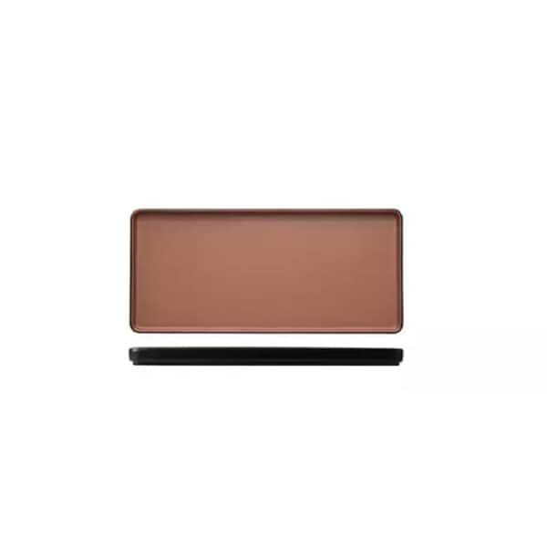 TI828333BN Melamine Rectangular Platter 325mmx150mm Brown/Black