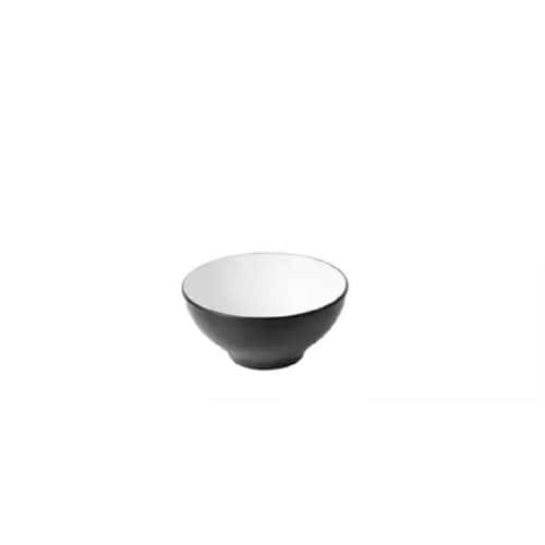 Melamine Noodle Bowl 680ml White/Black