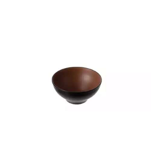 Melamine Noodle Bowl 900ml Brown/Black