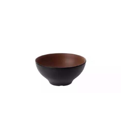 Melamine Noodle Bowl 1600ml Brown/Black