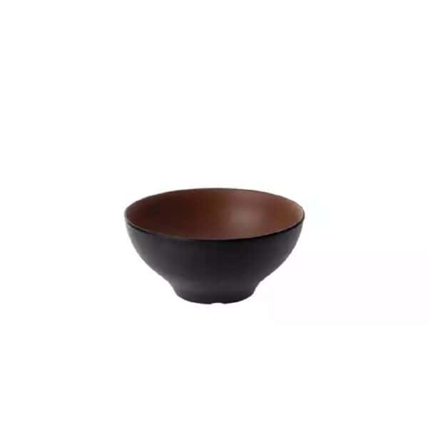 TI828415BN Melamine Noodle Bowl 1600ml Brown/Black