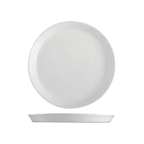 TI9205025 Finn Round Plate Tapered 250mm Pottr - White