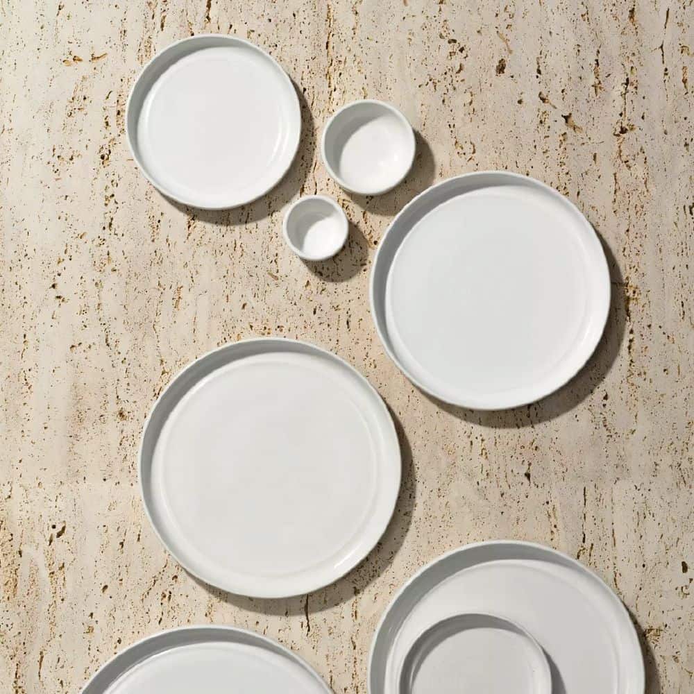 Butler Round Plate Stackable 290mm Pottr - White