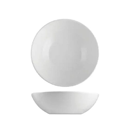 Aspen Round Bowl 210mm 1Ltr Pottr - White