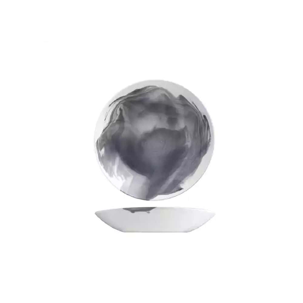 Aspen Round Bowl Coupe 210mm 600ml Pottr - Black Smoke