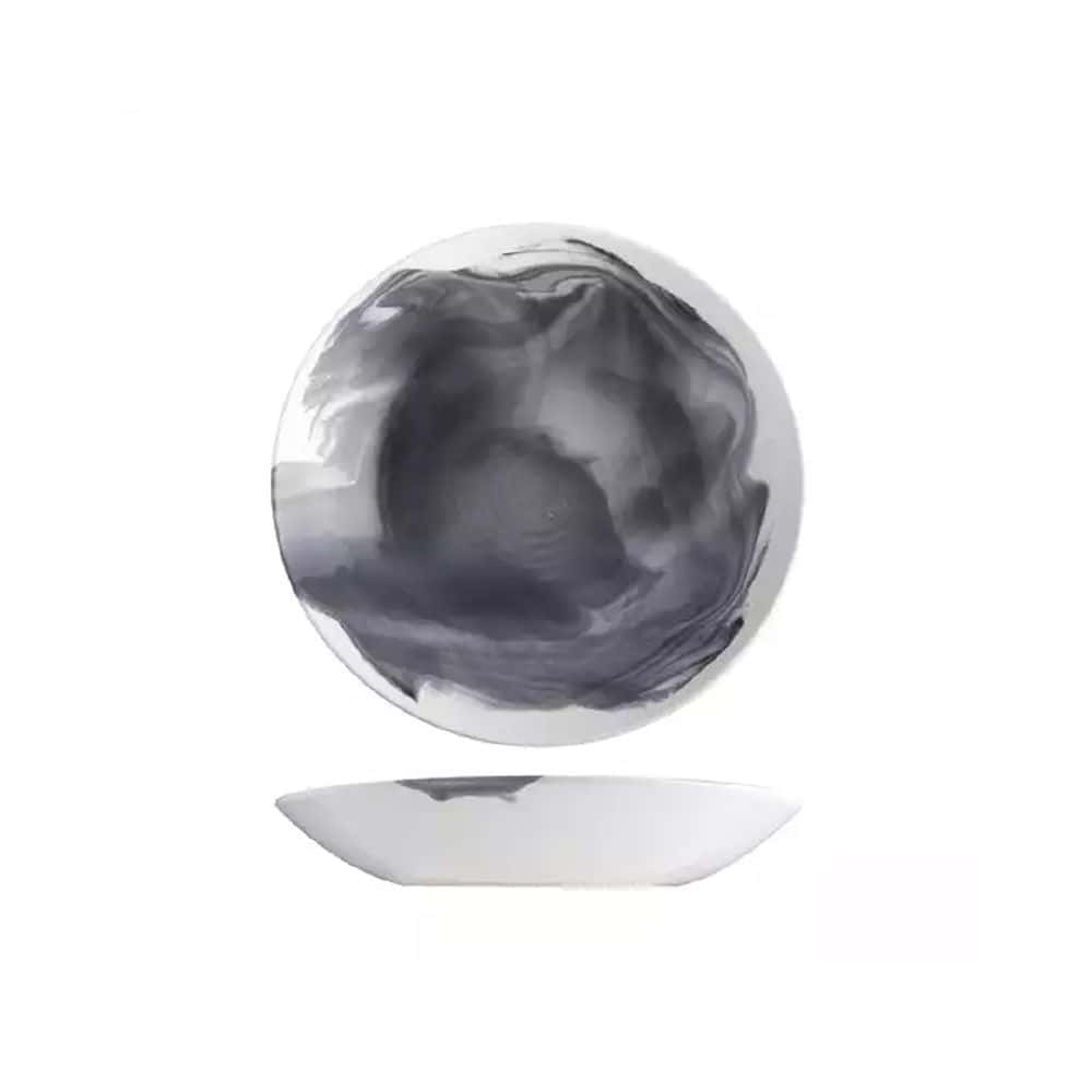 Aspen Round Bowl Coupe 240mm 850ml Pottr - Black Smoke