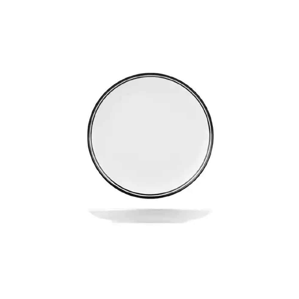 Round Coupe Plate 210mm Nano Cru Black