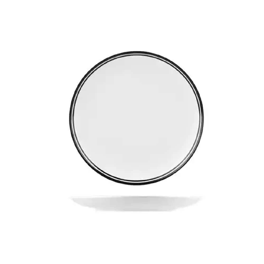 Round Coupe Plate 240mm Nano Cru Black
