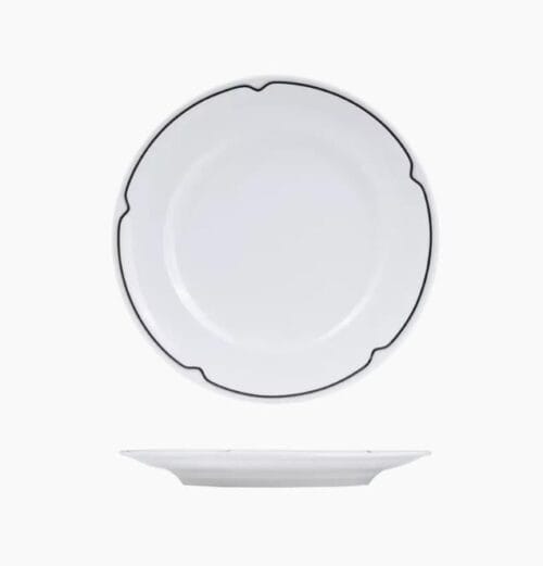 Round Plate 210mm w/ Wide Rim Charlotte