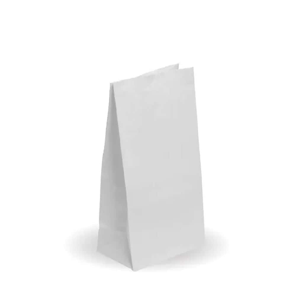 Paper Bag No.8 155x100x305mm White Self-Opening Sack (SOS)