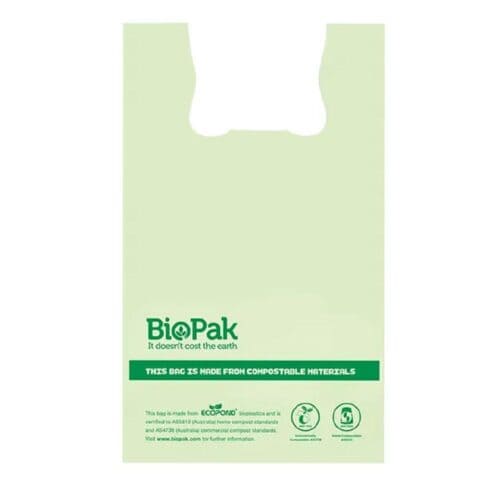Garbage Bag 20L with Handle BioPlastic Green