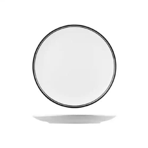 Round Coupe Plate 270mm Nano Cru Black