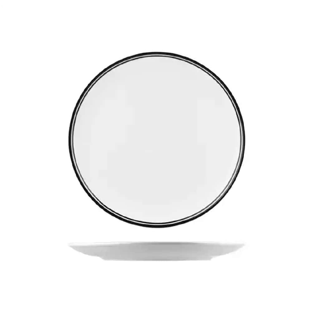 Round Coupe Plate 270mm Nano Cru Black
