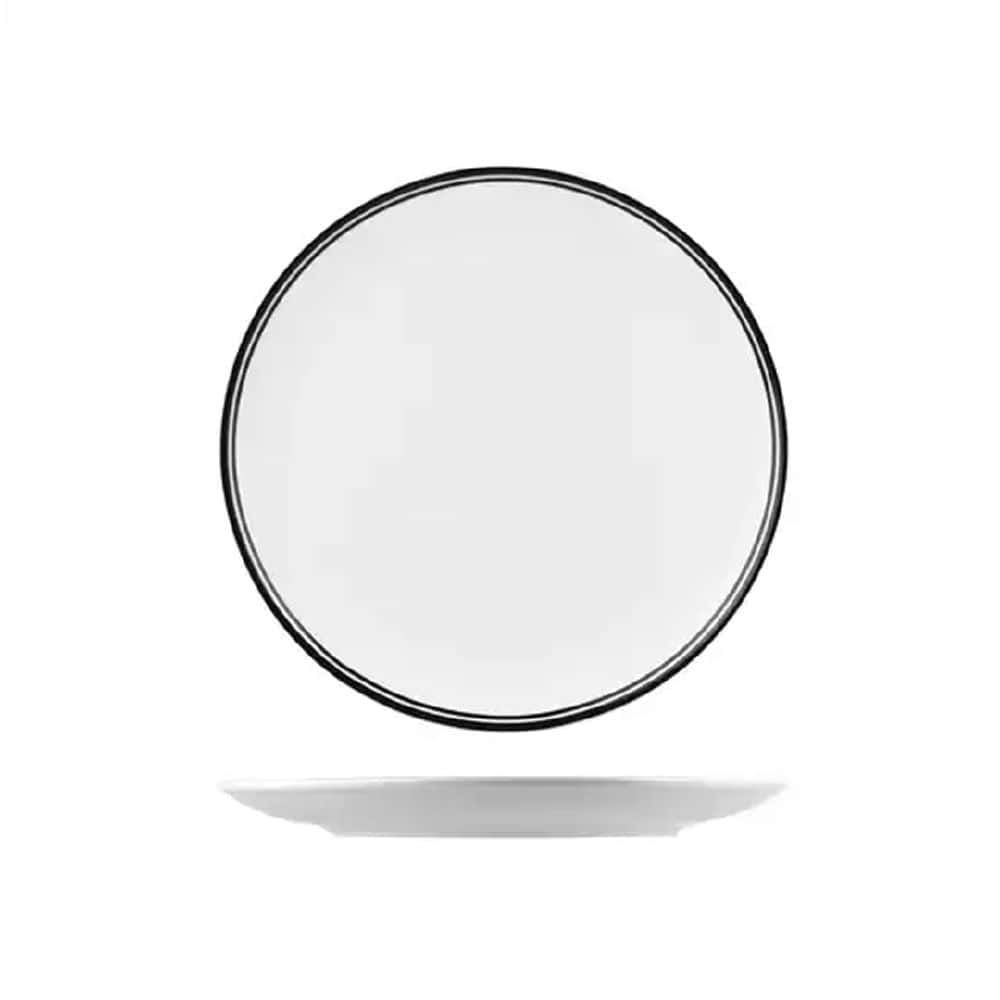 Round Coupe Plate 290mm Nano Cru Black