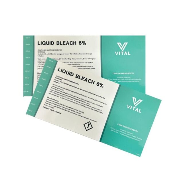 CCI50001 Label Only - Vital Liquid Bleach 6%