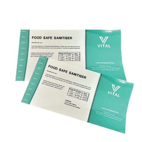 Label Ony - Vital Food Safe Sanitiser - No Rinse