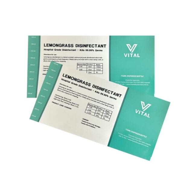 CCI50008 Label Only - Lemongrass Disinfectant