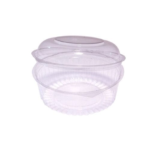 Bowl Food Container 682ml (24oz) w/ Dome Hinged Lid Capri
