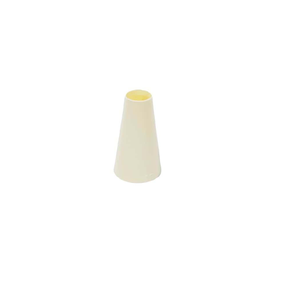 Piping Nozzle Size #15 33mmx60mm Plain PP Kookie - Ivory